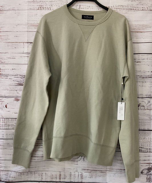 Men's NWT Velvet By Graham & Spencer Moss Green Sweatshirt