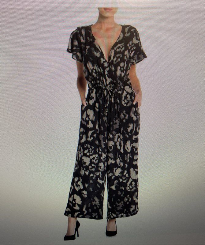 NWT Women's Religion Stage Jumpsuit Rebel Print Size XS / 8