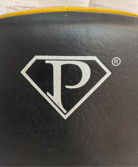 PRO Curved Standard Thai Kick Pad Black & Yellow