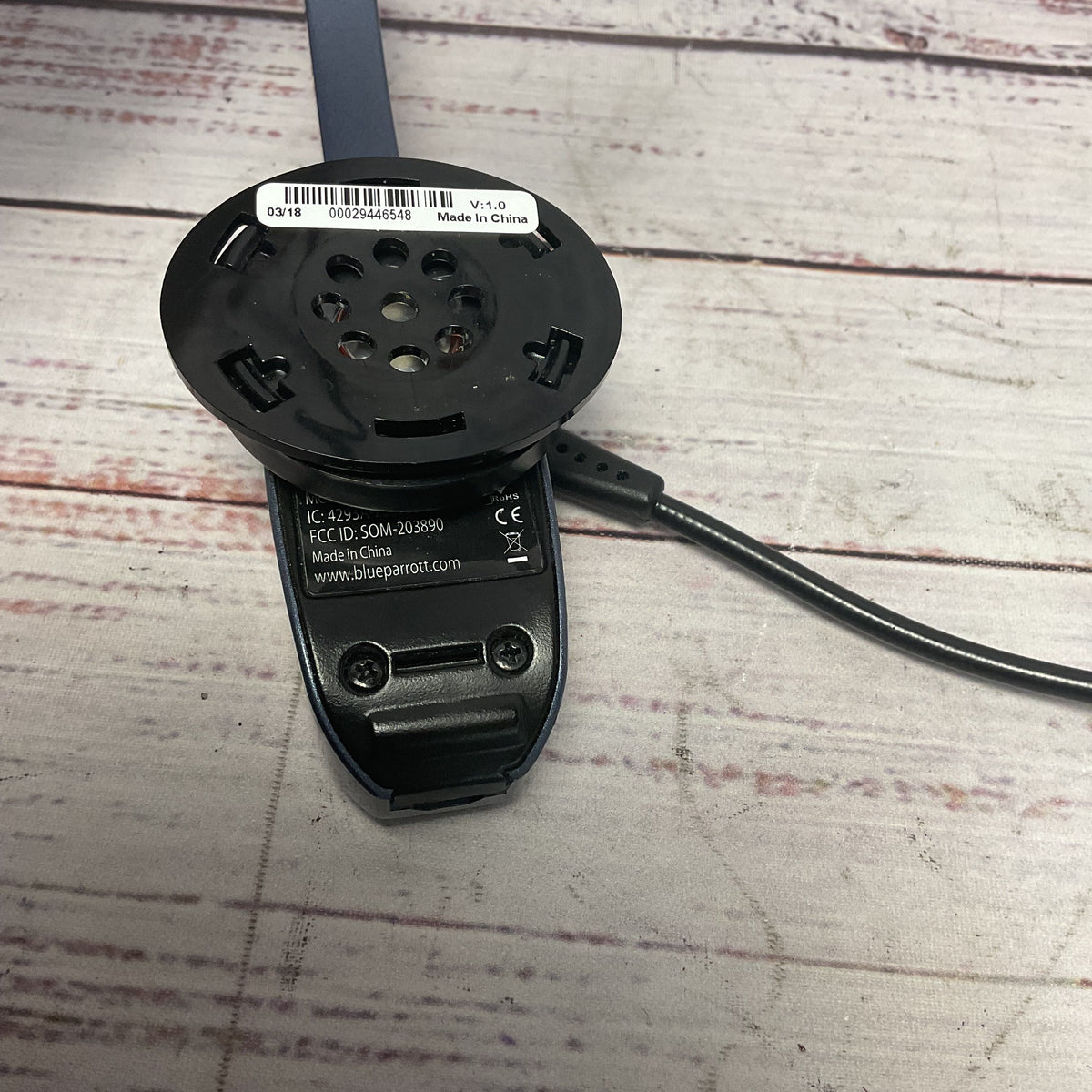 BlueParrott B250-XTS Bluetooth Noise-Canceling Headset Turns On