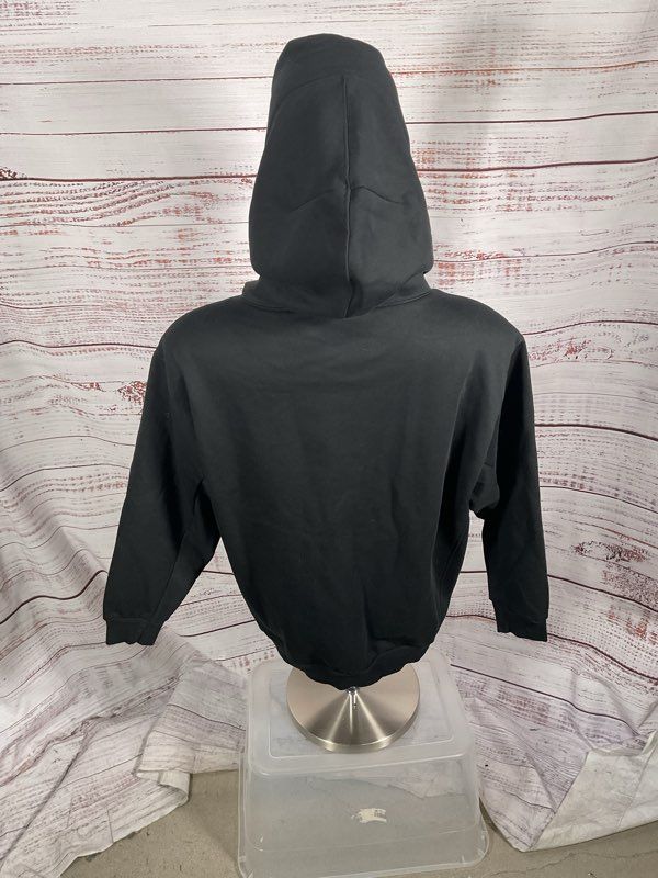 WLNEXT Men's Black Pullover Hoodie Sweater Size L Old English Logo