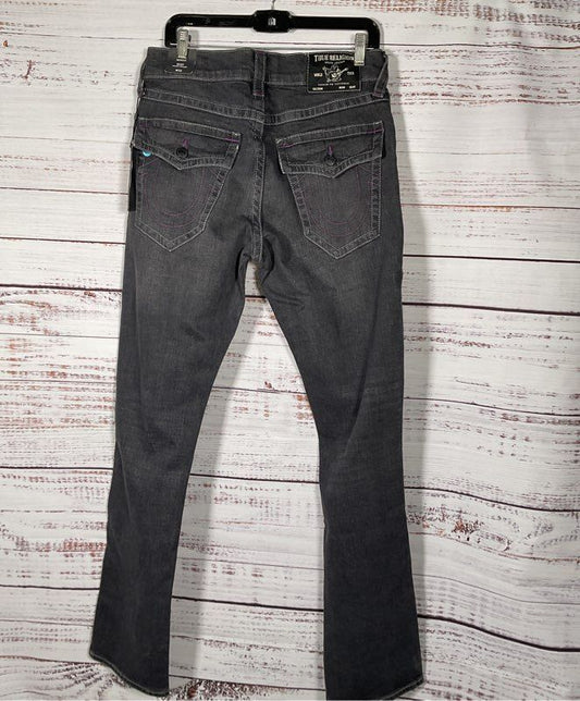 NWT Men's True Religion Ricky Black Jeans Size 32