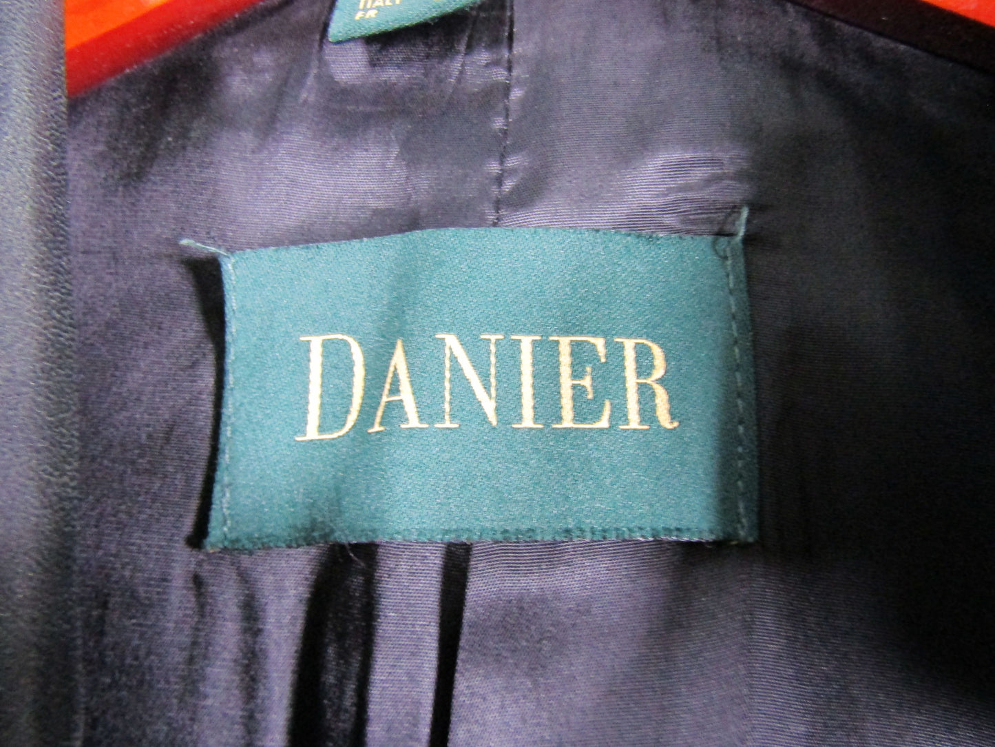 Danier Men's Black Leather Blazer Jacket Size 36 - 38 Made in Canada