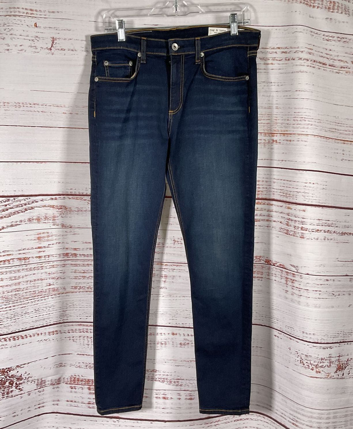 Rag & Bone Cate Mid Rise Ankle Skinny Jeans Blue 30