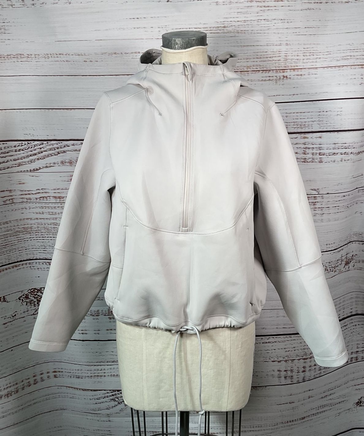 Lululemon Scuba Oversized Half-Zip Hoodie w/ Adjustable Waist Opal- Size 12