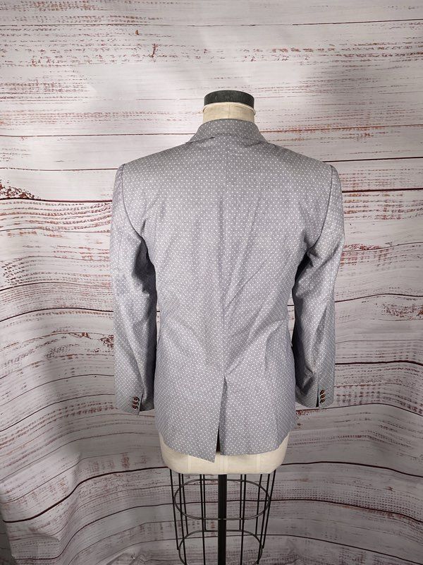 Ted Baker Women's Grey Blazer Jacket Sunflower Inner Design Size 2