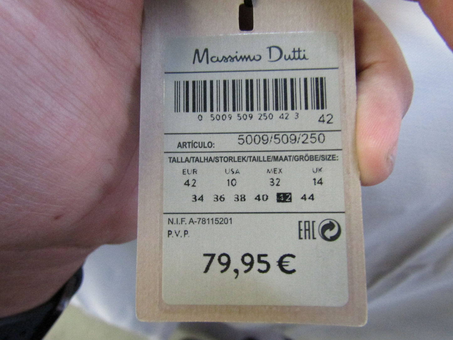 Massimo Dutti Women's White Trouser Pants Size 10