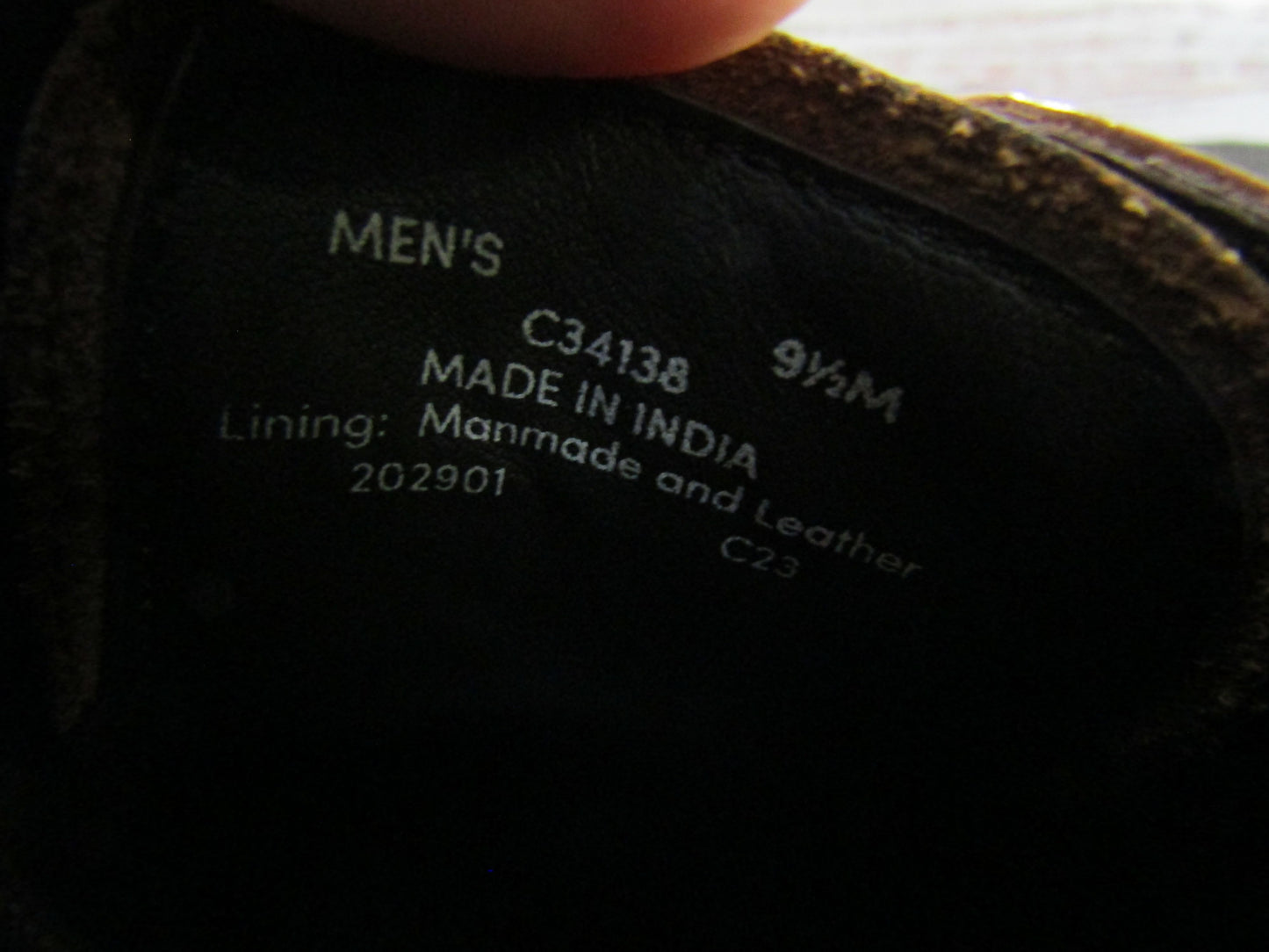 Cole Haan Men's British Tan Leather Oxford Shoes Size 9.5 C34138