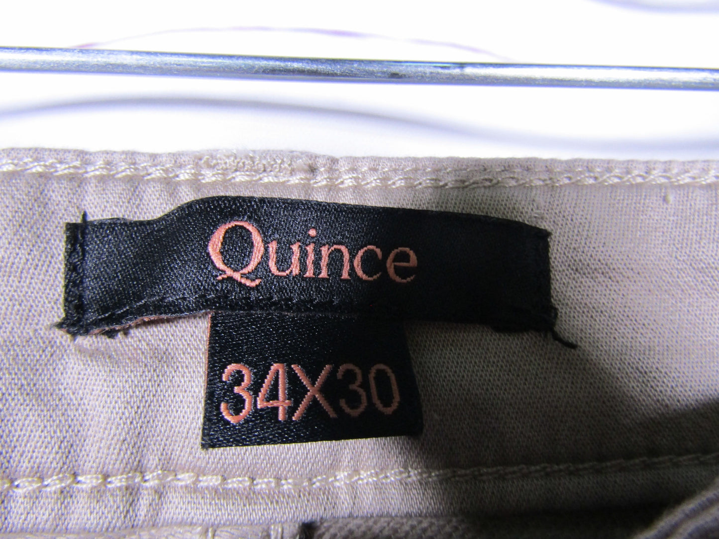 Quince Men's Khaki Chino Pants Size 34x30