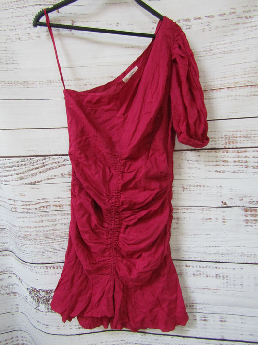 Isabel Etoile Lecia One Shoulder Ruched Dress 38
