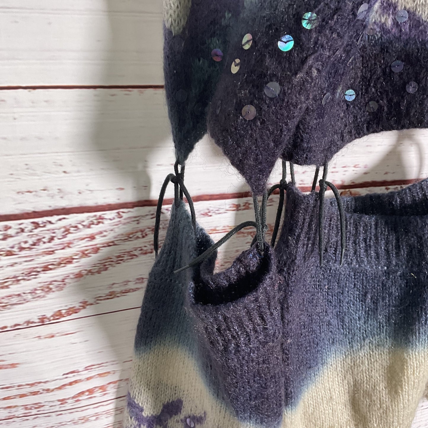 Sportmax Code By Max Mara Mohair Tied Panels Sweater - Size XL
