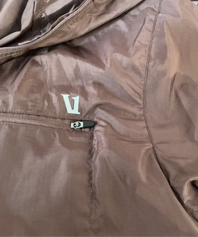 Men's Vuori Brown Daybreak Windbreaker Jacket Size L