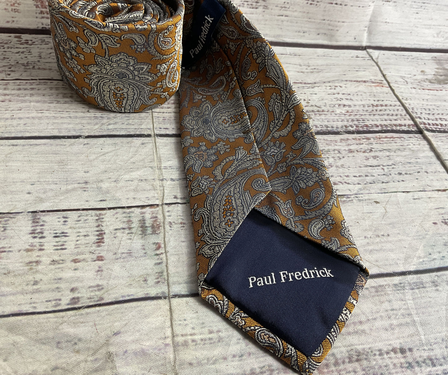 Paul Frederick Floral Paisley Lot of 2 Ties Multicolor OS