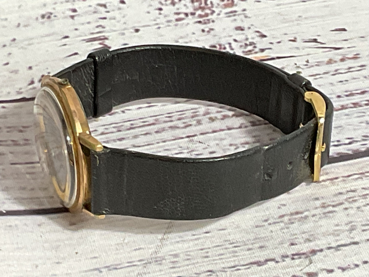 VTG. FAVRE-LEUBA Gold Plated Winding Watch (MISSING CROWN)