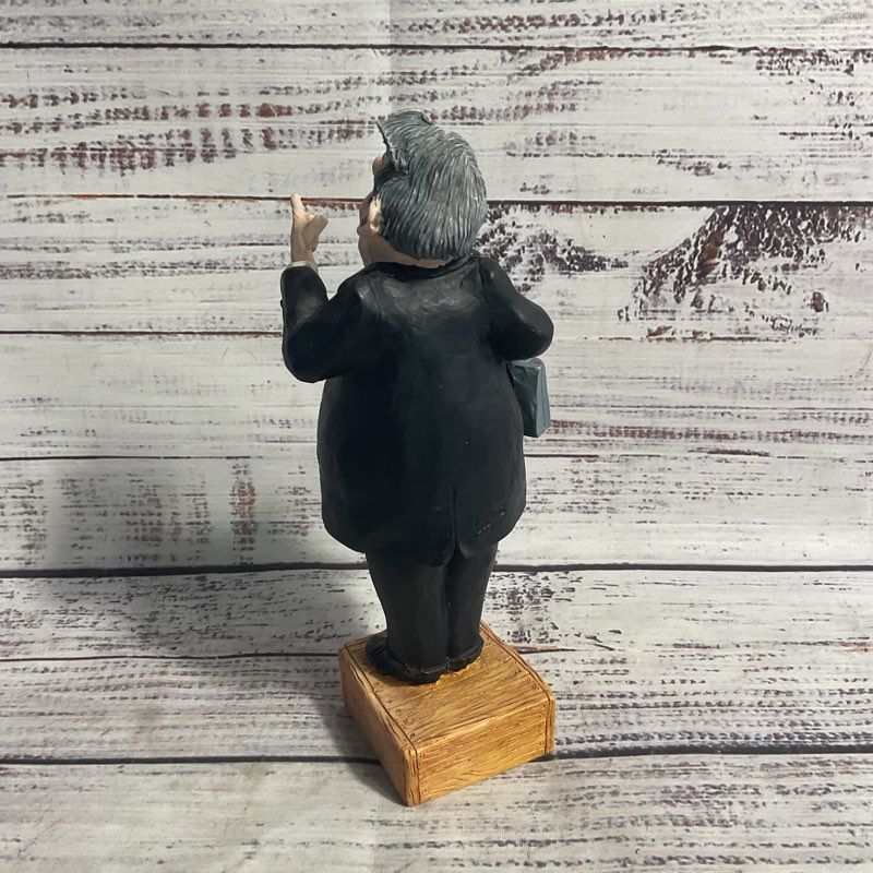 Vintage Russ It's A Living Lawyer Soap Box Bobblehead 8"