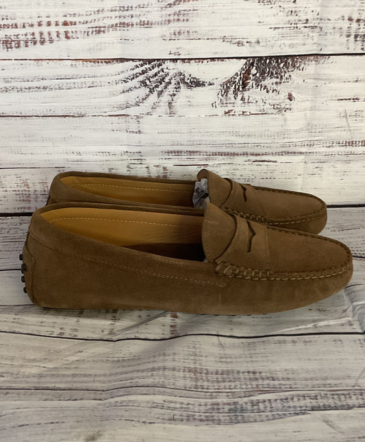 Marzio Suede Driving Penny Loafers Brown 6.5