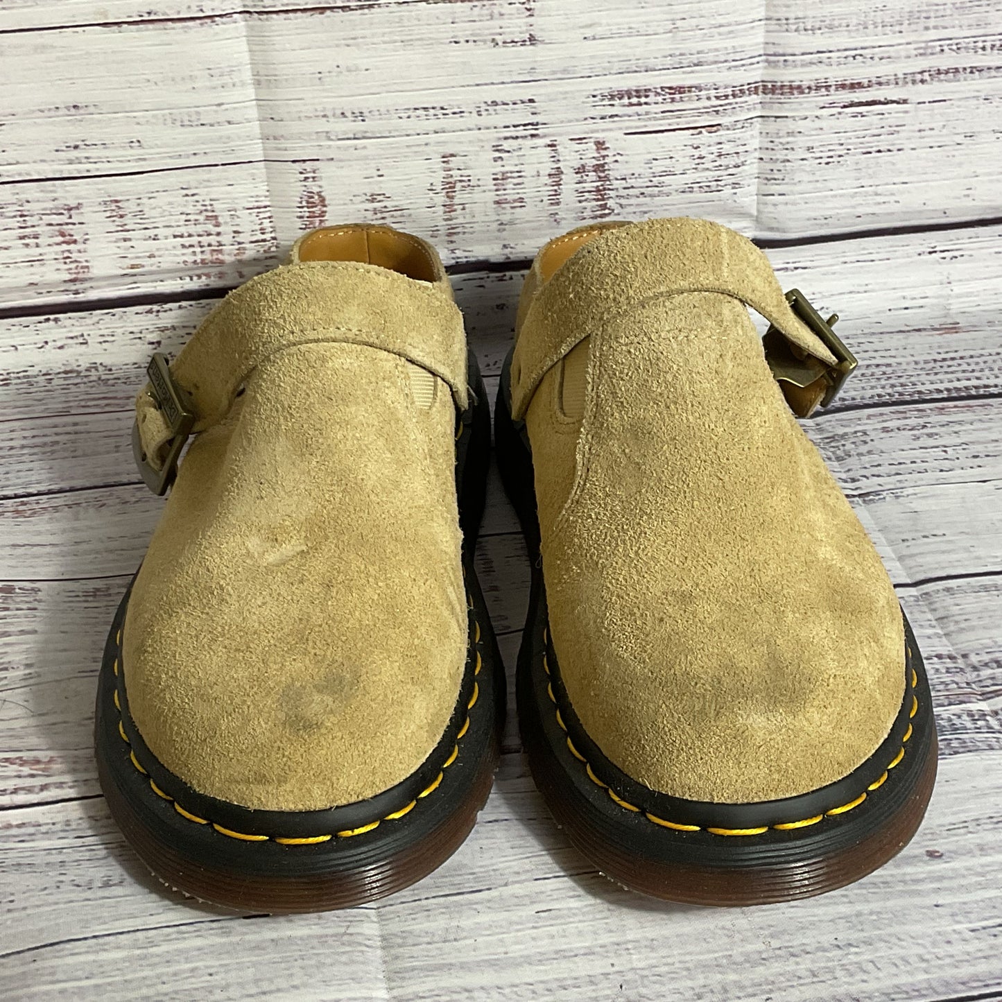 DR. MARTEN'S Unisex Isham Desert Oasis Slip-On Shoes- SZ 6M/7W