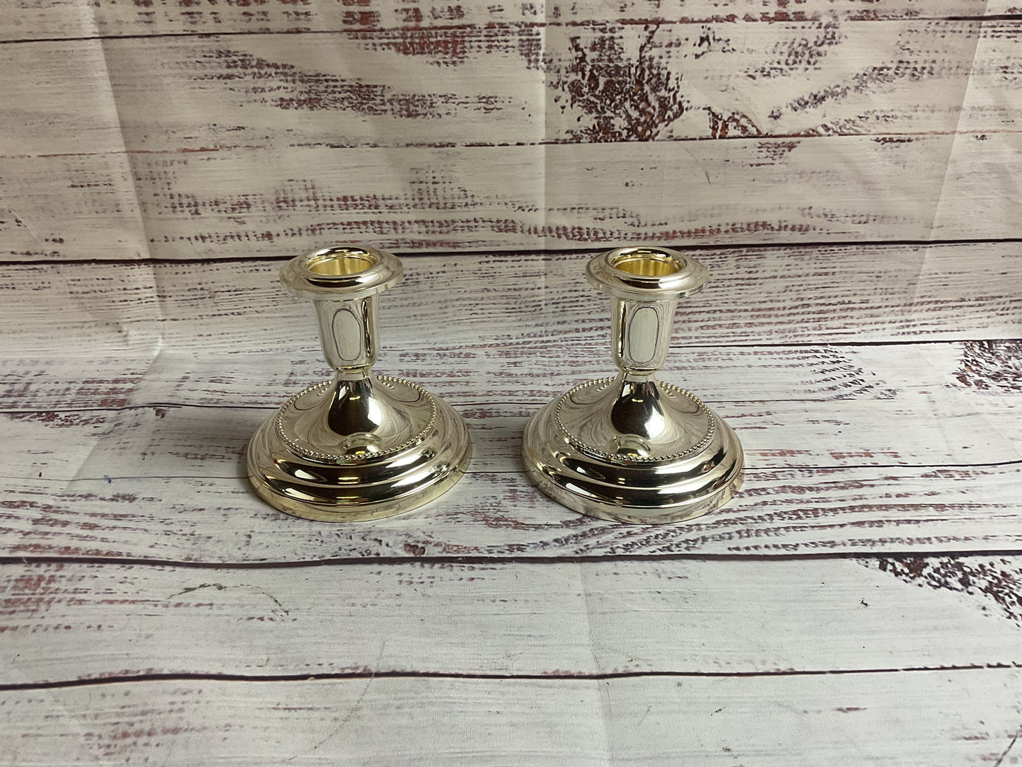 Set Of 2 Made In Japan Candlestick Holders