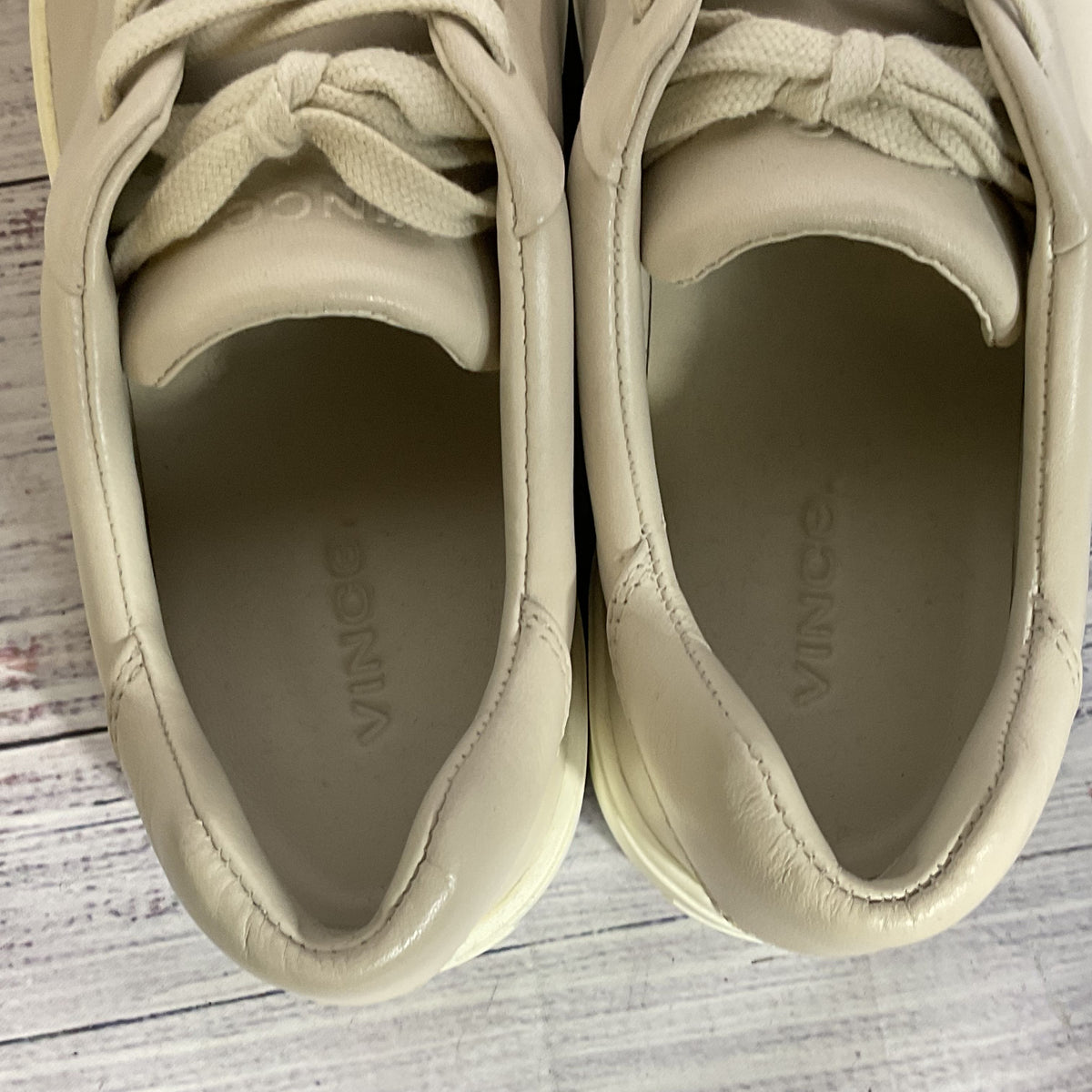 NWOB VINCE. Men's Taupe Slip-On Shoes- SZ 7.5