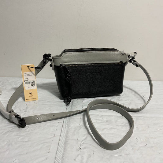 NWT Rebecca Minkoff Black & Gray City Crossbody Purse Bag