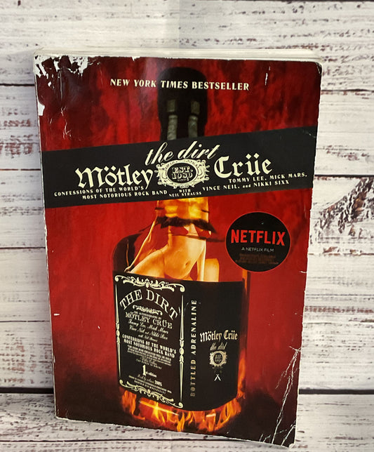 Motley Crue The Dirt Nikki Sixx Signed Paperback Book