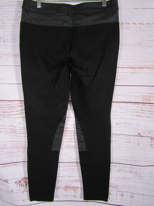 Karen Millen Women's Black Coated Skinny Jeans Size 10