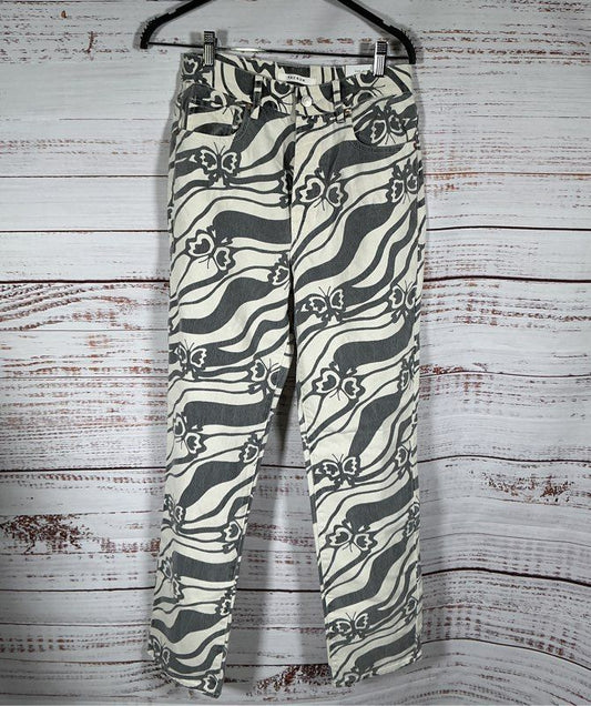 NWT PacSun Butterfly Print Dad Jeans Size 26