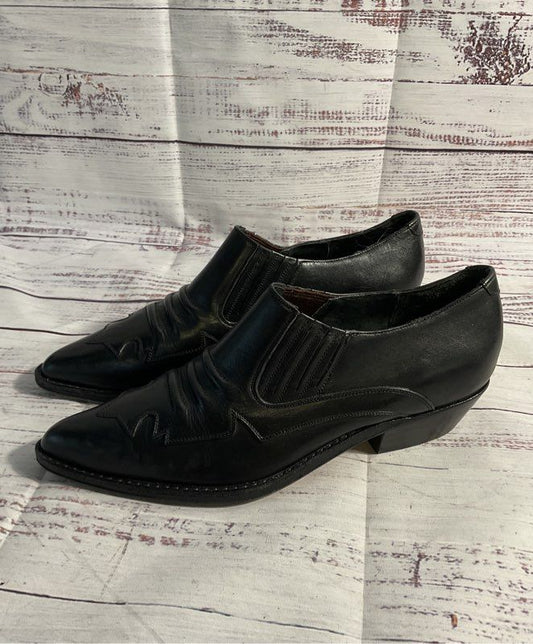 Seychelles Women's Black Leather Ankle Booties Size 6 Made in Mexico