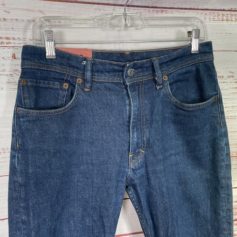 Acne Studios Bla Konst Melk Indigo Blue Slim Tapered Denim Jeans - Size 30x30