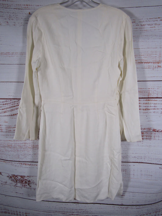 A.L.C. Carter Women's White V-Neck Dress Size 8