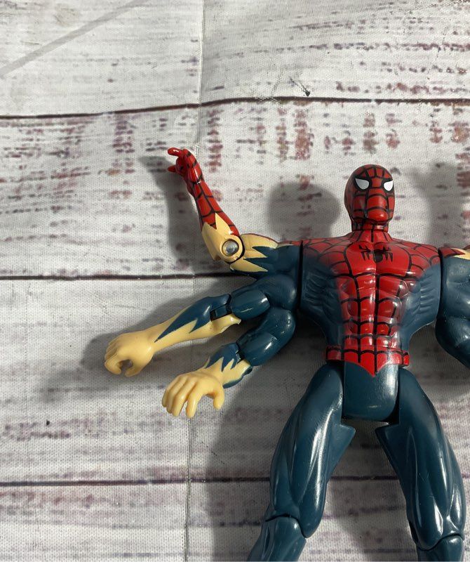 Six Armed Spider Man Monster Mayhem 1995 Toybiz Animated Series 6 Arms