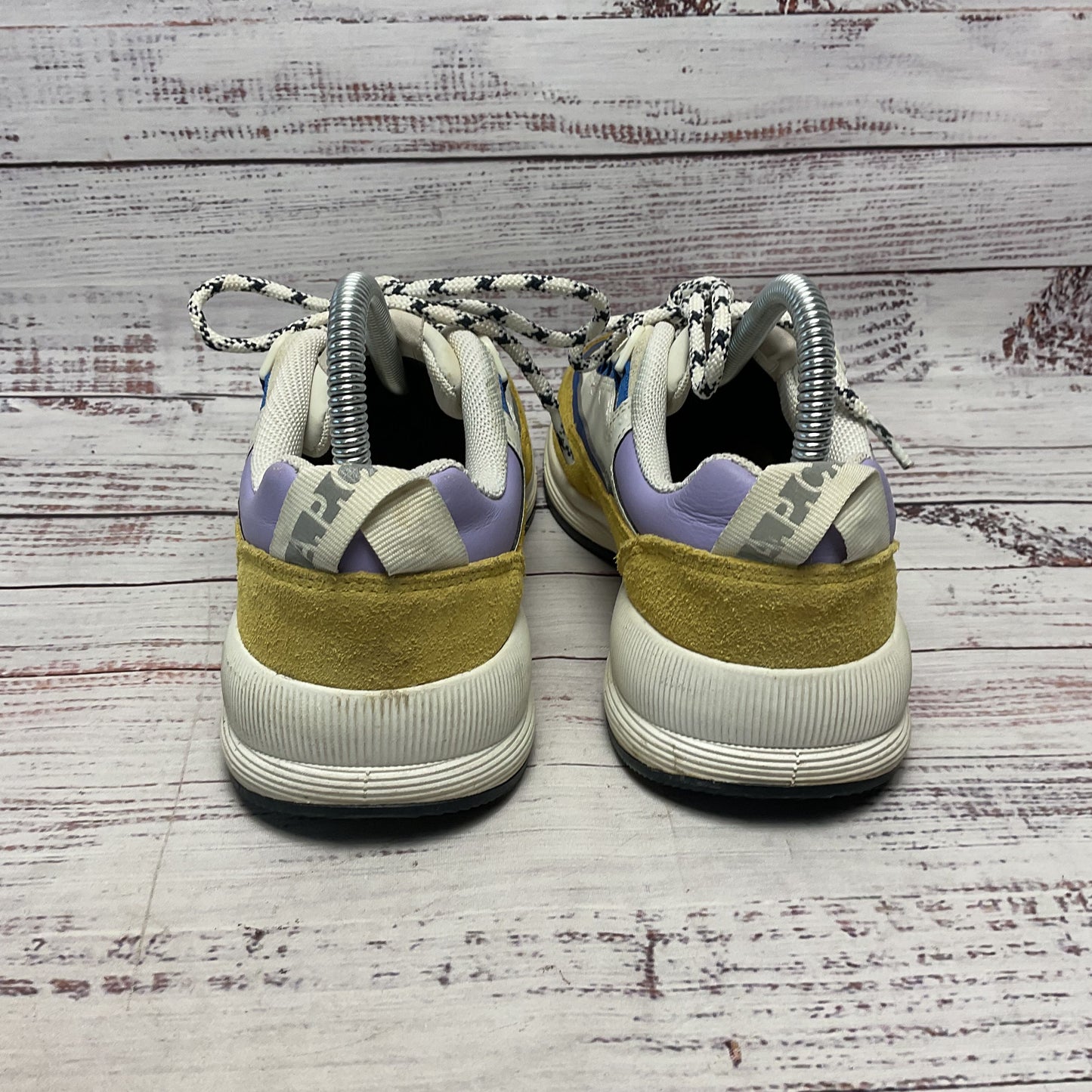 A.P.C. x Brain Dead Jay White Yellow Leather Sneaker Shoe Women Size 7