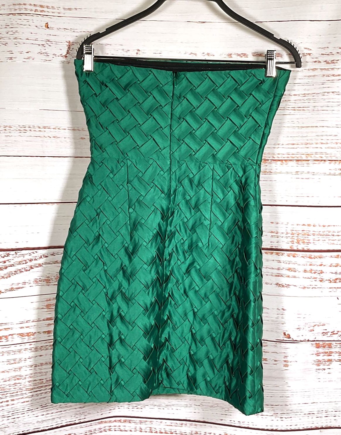 Amanda Uprichard Arely Mini Dress Dark Green XS