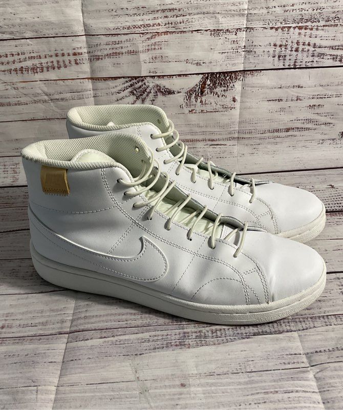 Nike Mid Sneakers Men’s Size 11 White High Top Leather Y2K Classic CT1725-100