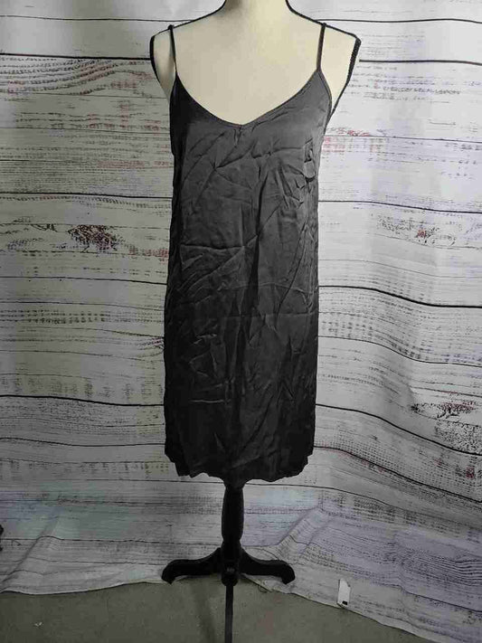 NWT Women's Aerie Charcoal Gray Slip Dress Size M