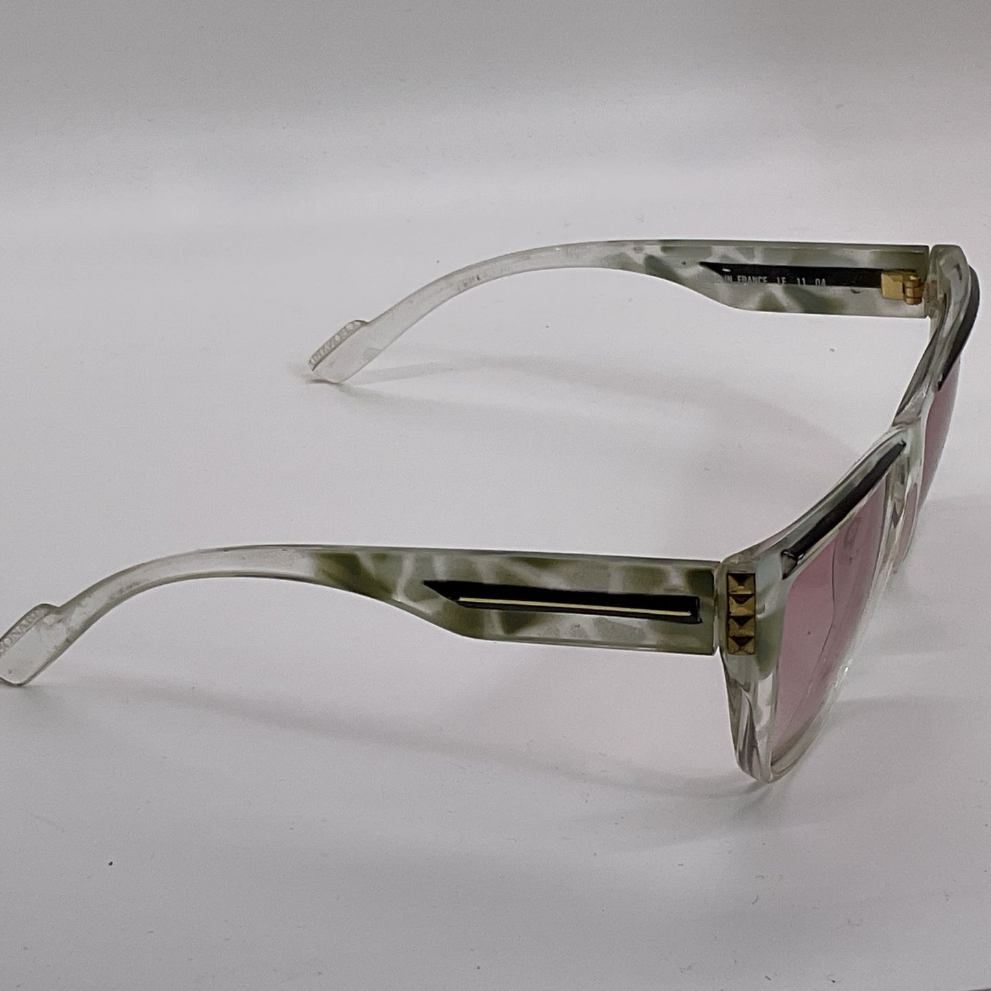 VTG. LEONARD Paris Women's Acrylic Lucite Oversized Sunglasses- FRAMES ONLY