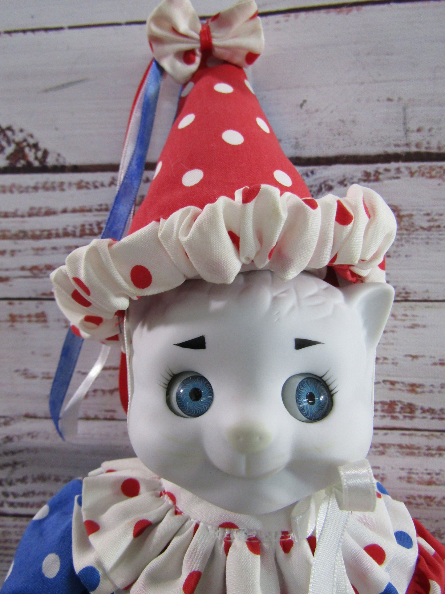 Vintage Goebel Dolly Dingle by Bette Ball Snuggles Snooks Cat Clown Musical Doll