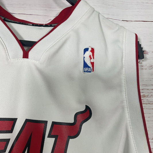 Adidas Miami Heat NBA Dwayne Wade #3 Basketball Jersey - Size L