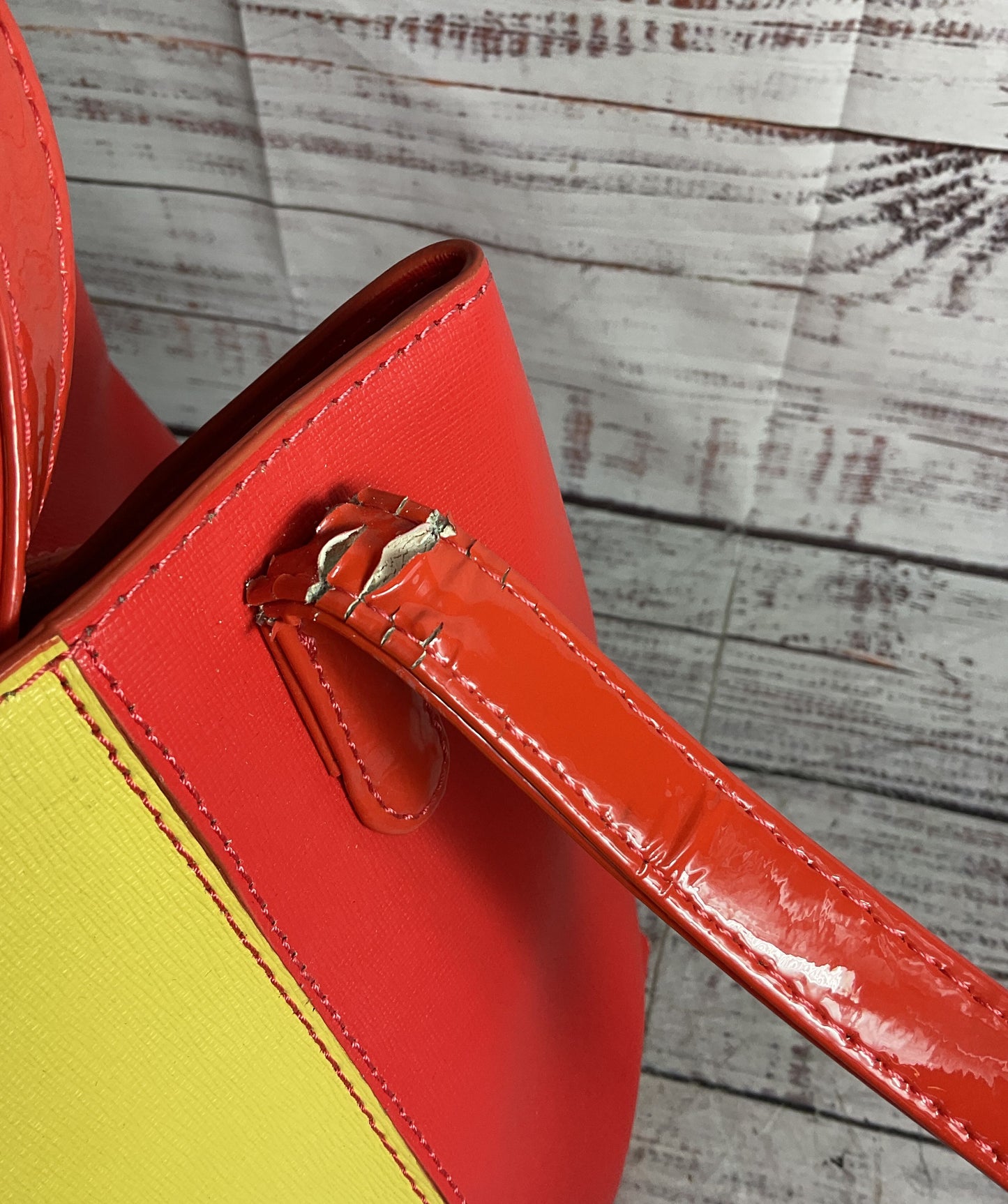 Oneoddbird The Lorikeet Saffiano Leather Handbag Multicolor
