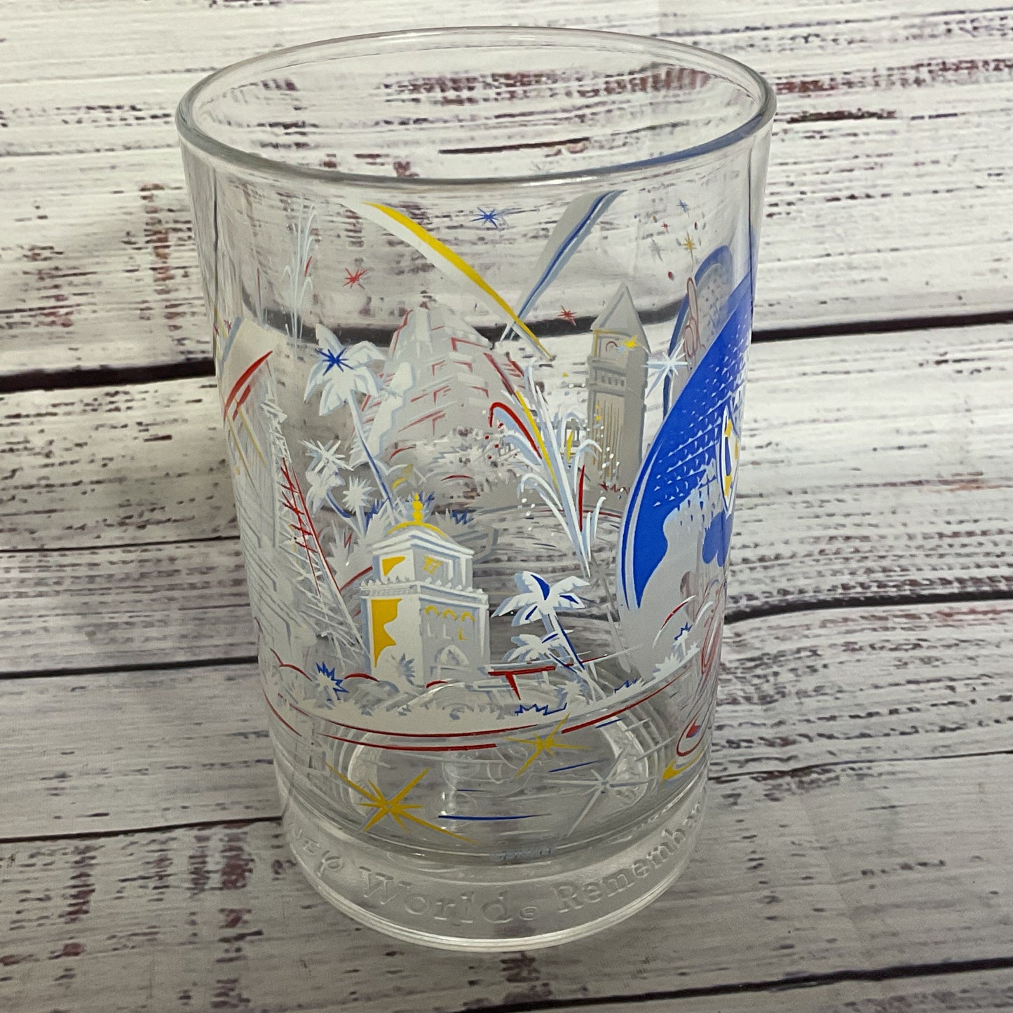 DISNEY 25th Anniversary Mickey Mouse "Remember The Magic" Tumbler Glass