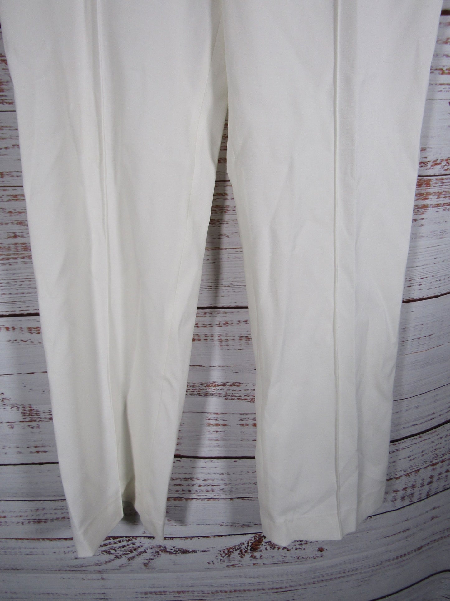 Massimo Dutti Women's White Trouser Pants Size 10