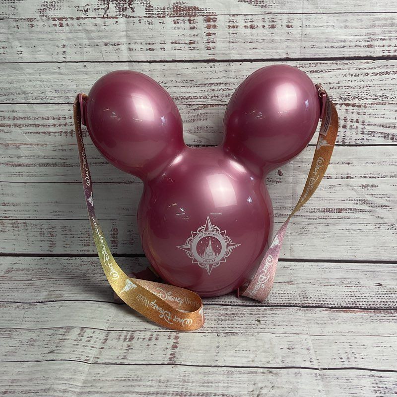Walt Disney World Club 33 50th Anniversary Pink Mickey Balloon Popcorn Bucket