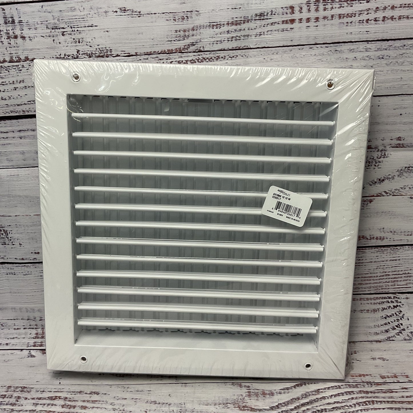 Hart & Cooley Double Deflection Sidewall Register 10"x10" White New