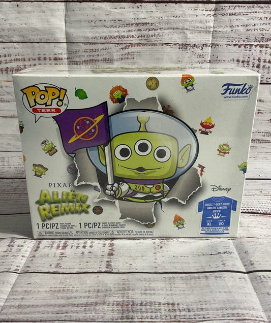 NEW SEALED Funko Pop Tee Bundle Disney Pixar Alien Remix Size XL