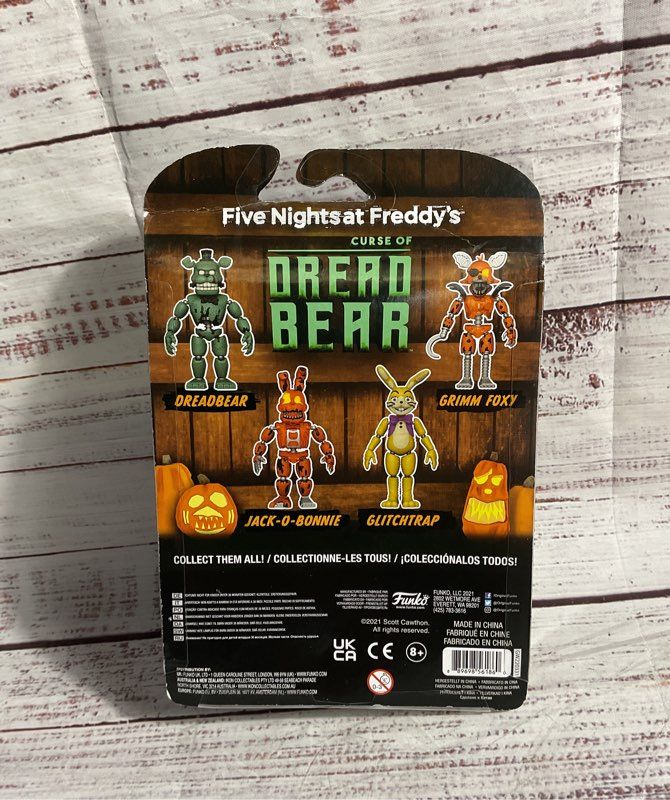NEW Funko Figure Five Nights At Freddy's Dreadbear Jack O Bonnie