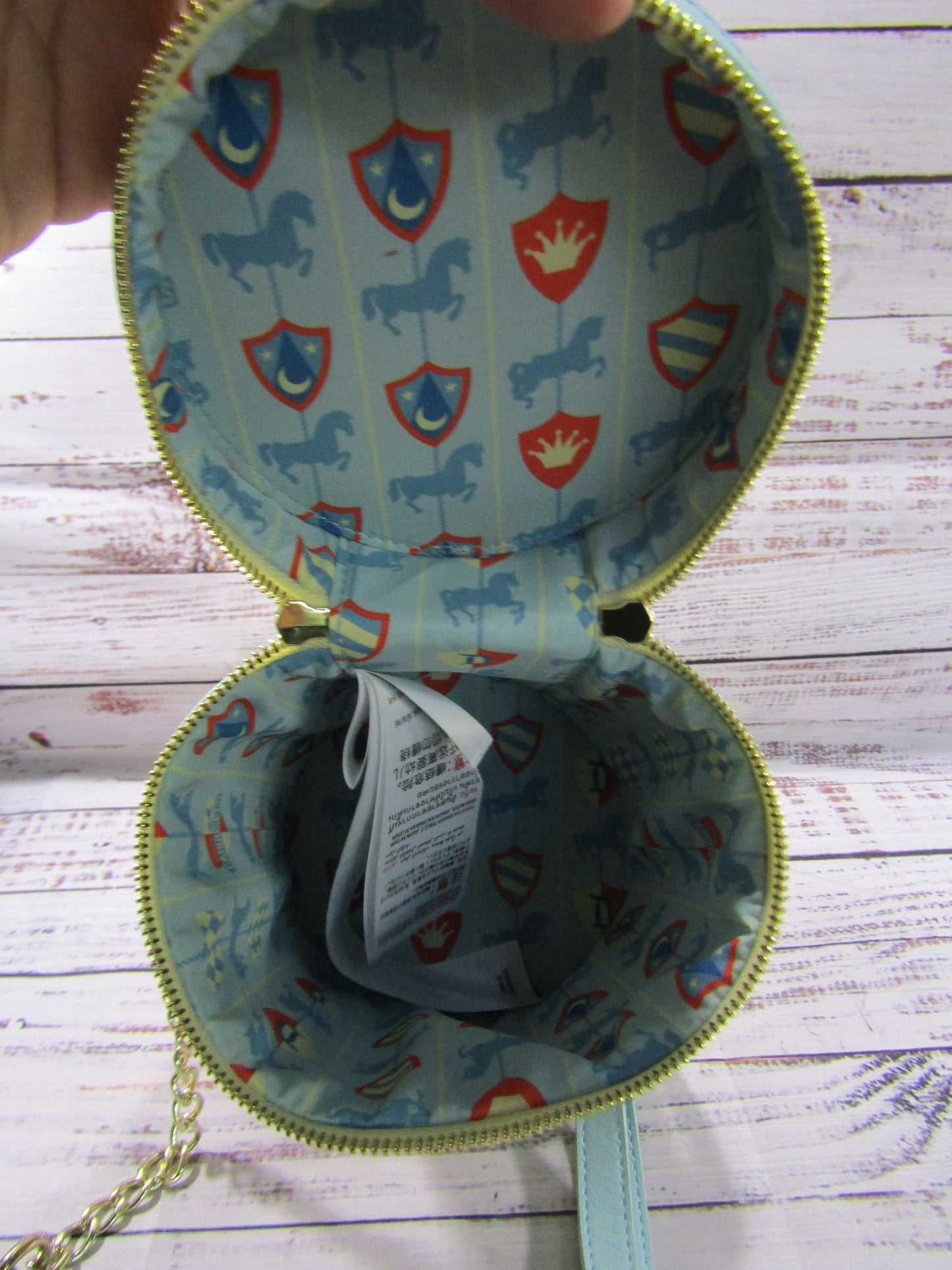 Disney Loungefly King Arthur Carrousel Crossbody Bag