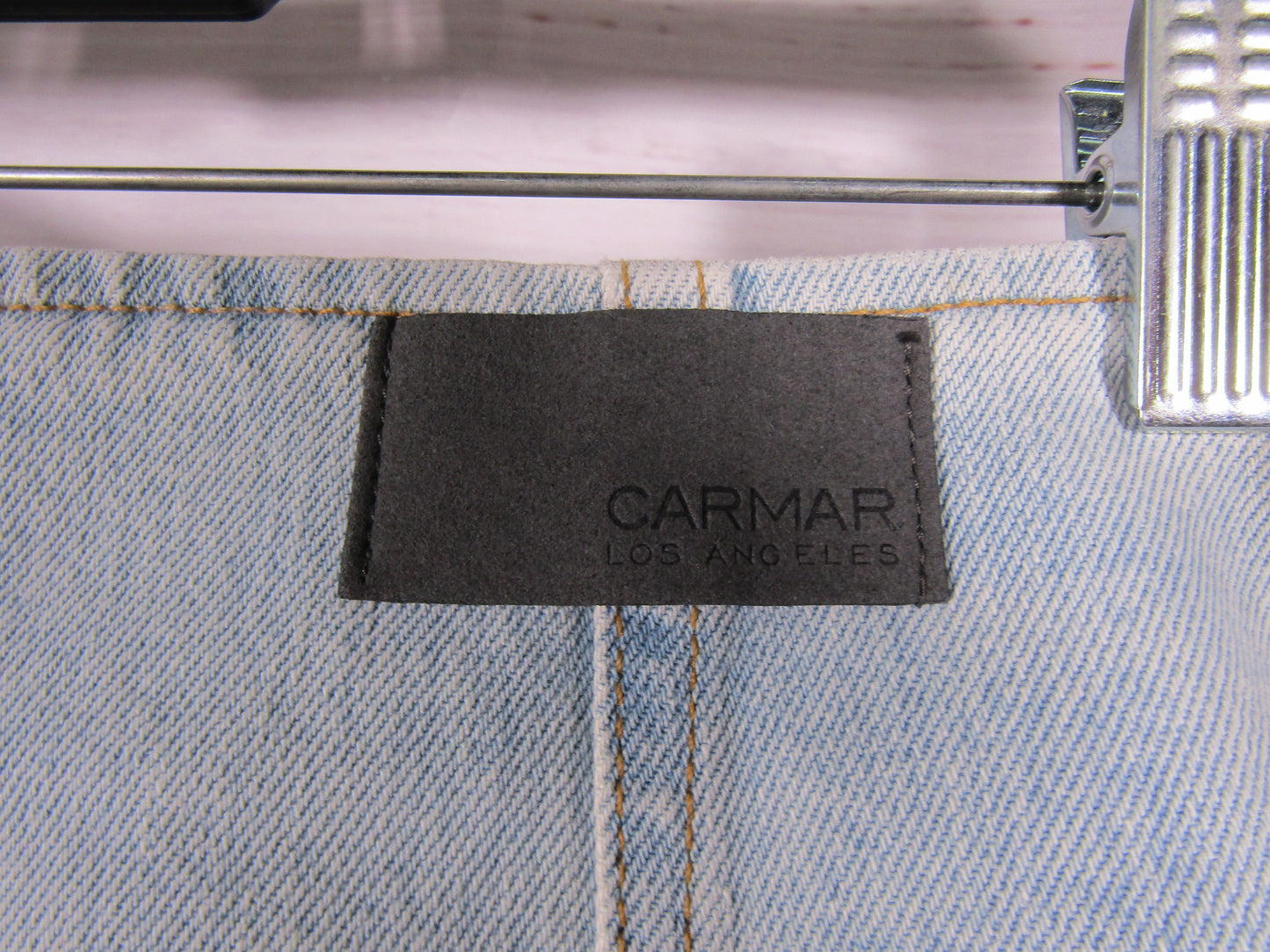 Carmar Hera Women's Blue Distressed Denim Mini Skirt Size 25