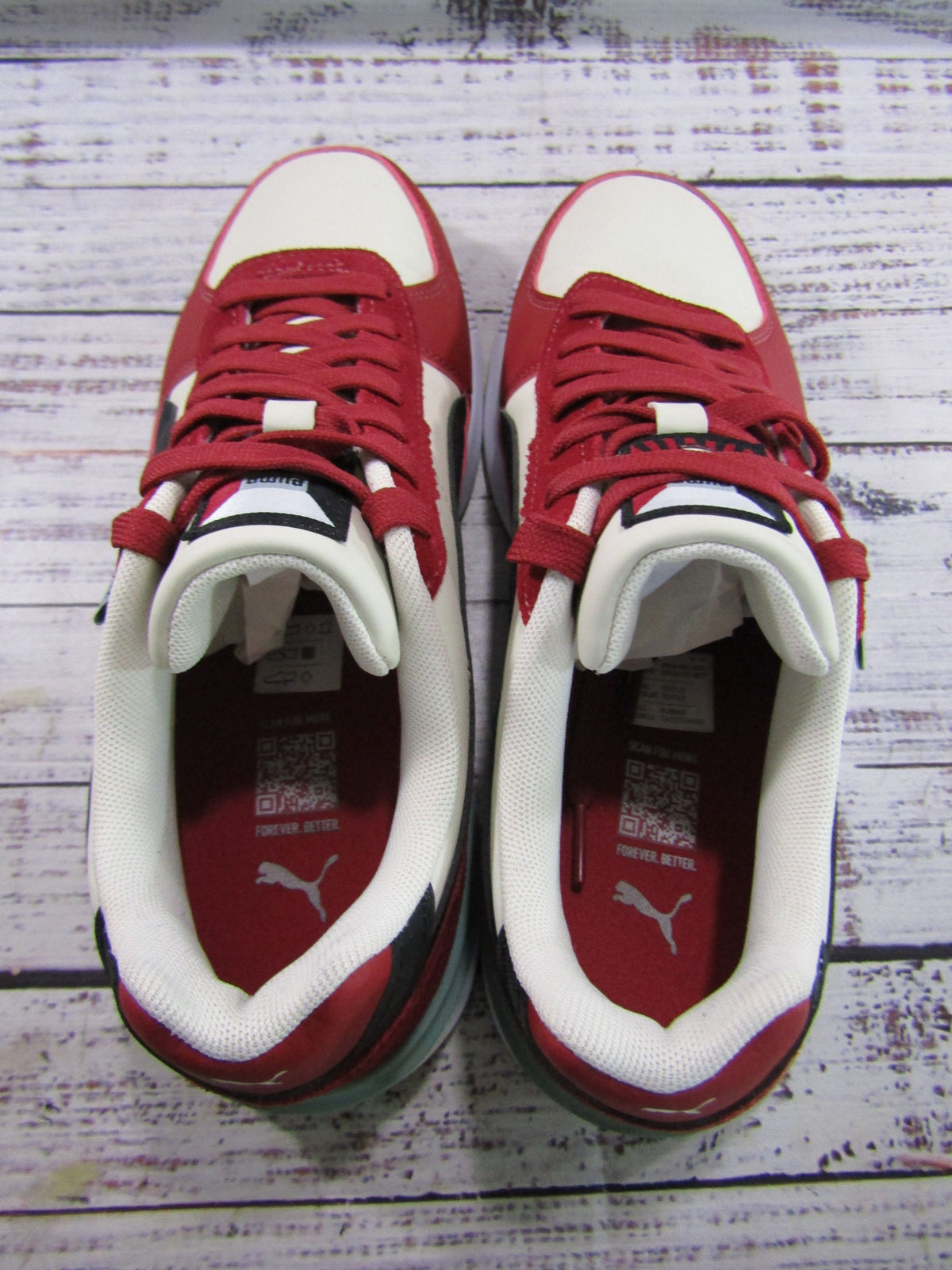 PUMA Graviton Greenside Men's Red & White Low Top Sneakers 400684-01