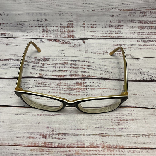 Bebe Topaz Brown Yellow Frame Glasses - Size 52 17 Frames and Case Only*