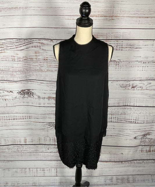 Women's Reiss Black Midi Dress - Size US 8 UK 12 EU 40